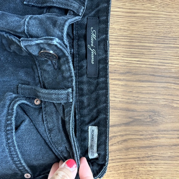 Mavi Dark Wash Wide Leg Jeans - Picture 2 of 2